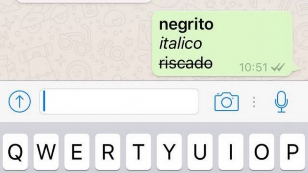 Formate suas mensagens do Whatsapp